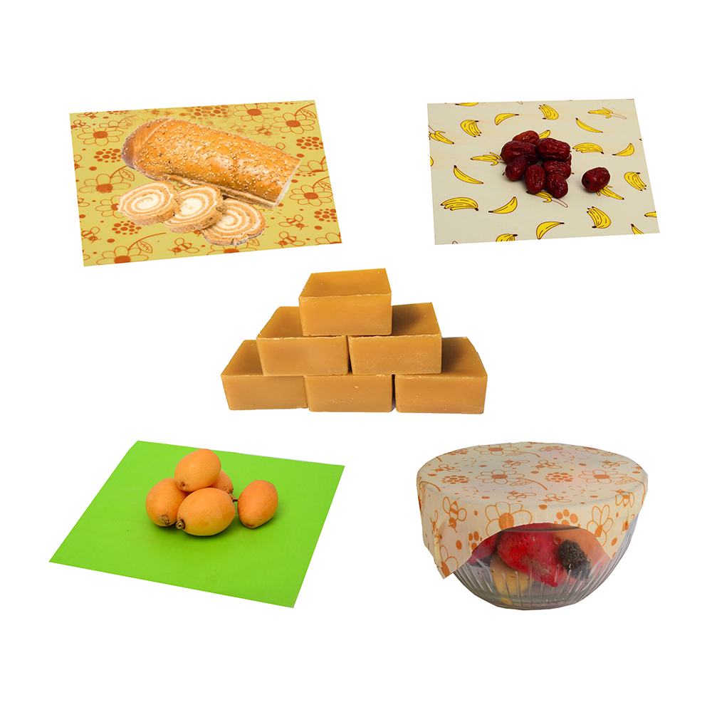 Beeswax Food Wraps Food Covers Reusable Eco-Friendly Wash Wrap Stretch lids Beeswax Food Wraps Food Covers Reusable Eco-Friendly Wash Wrap Stretch lids